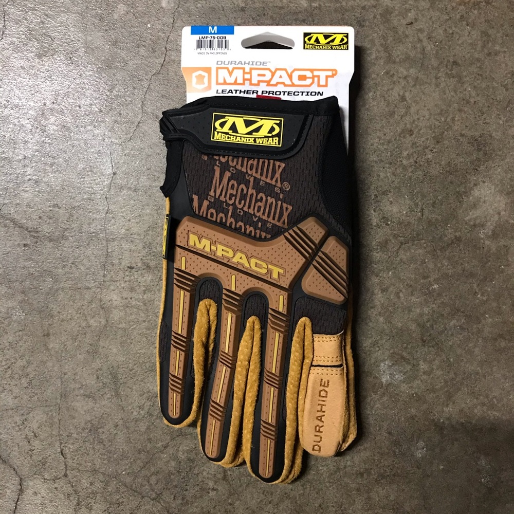 Mechanix Leather Work Gloves Brand New